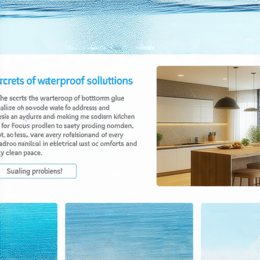 揭秘防水底膠的秘密，讓您的水電問題迎刃而解！