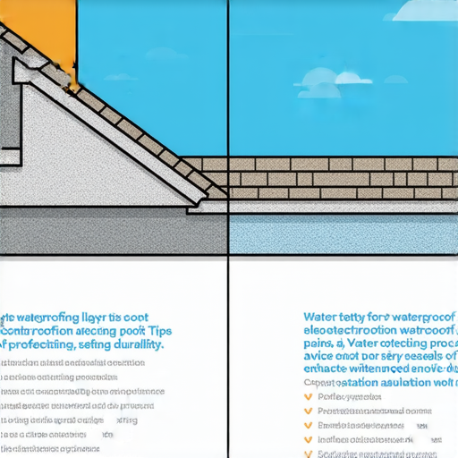 天台防水層施工秘訣，讓您遠離漏水煩惱！立即了解！  
屋頂防水漆選擇指南，專業詢問保證耐用！  
屋頂防水膠的秘密：怎樣選擇才能真正有效？  
屋頂防水試水技巧，確保安穩沒有隱患！  
完美隔熱屋頂防水方案，雙重保護讓