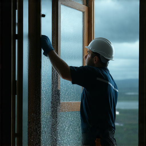 颱風來襲！窗戶滲水，快來看看我們的專業維修服務！