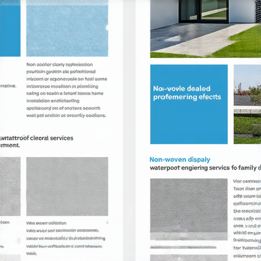 不織布防水工程，讓居家更安心！了解我們的專業服務吧！