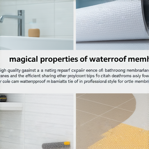 「揭秘止水皮的神奇功能！維修專家告訴你廁所防水的秘密！」