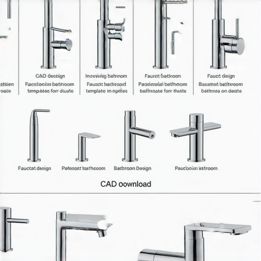 揭開水龍頭設計的秘密！探索CAD下載及DIY技巧，立即提升你的廚衛創意！