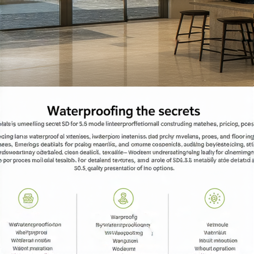 「揭開工程防水的祕密！廚房、地板、室內防水工程價格全曝光！」