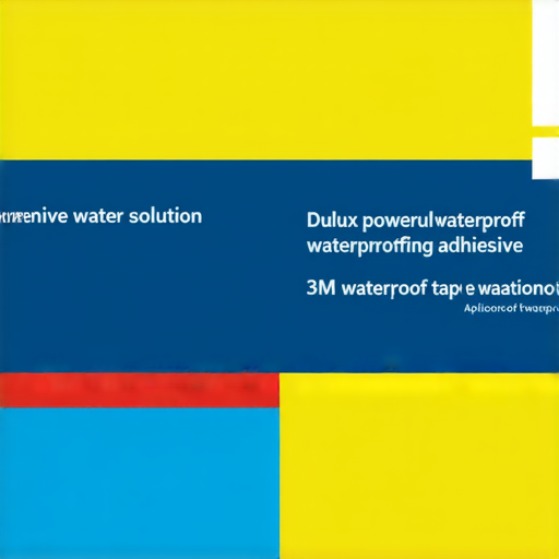 多樂士強力防水膠與3M防水膠布全方位防水解決方案