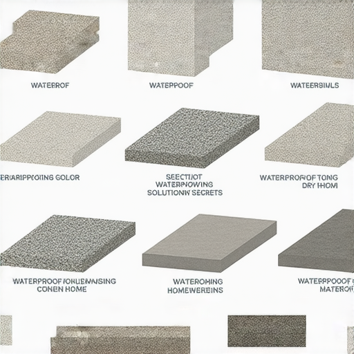 「防水秘訣大公開！如何選擇適合的防水材料與施工技巧，讓您的家居持久乾爽！」