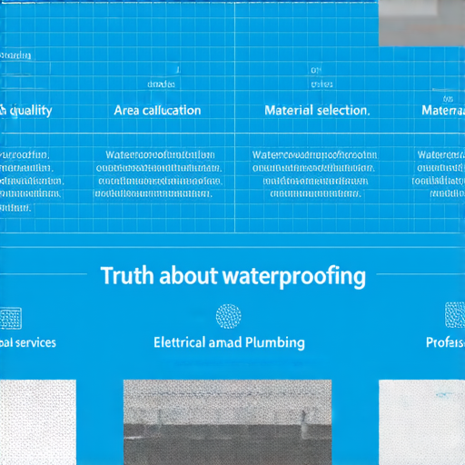「揭開防水真相！坪數計算、材質選擇全攻略，快來了解水電好專業服務！」
