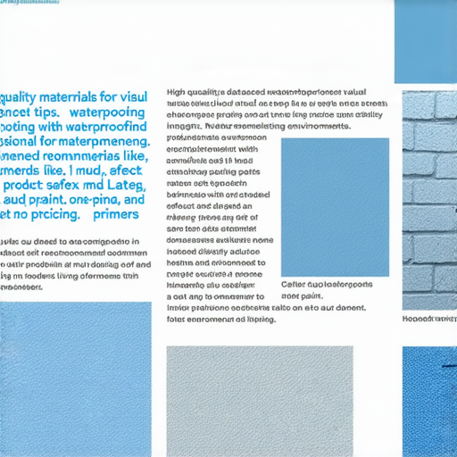 「掌握防水秘訣！專業推薦泥漿、乳膠漆及底漆，一坪只需多少？快來了解！」