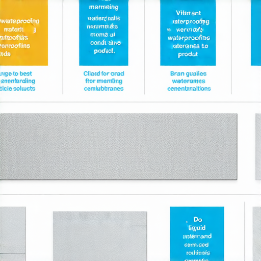 全面解析防水工程與材料選擇，包括價格與品牌推薦